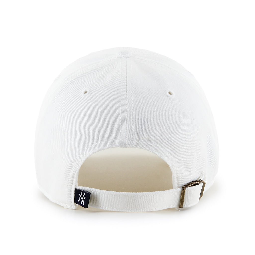 New York Yankees MLB 47 Brand Men White Alternate Clean Up Adjustable Hat product image 2, provided for visual reference and