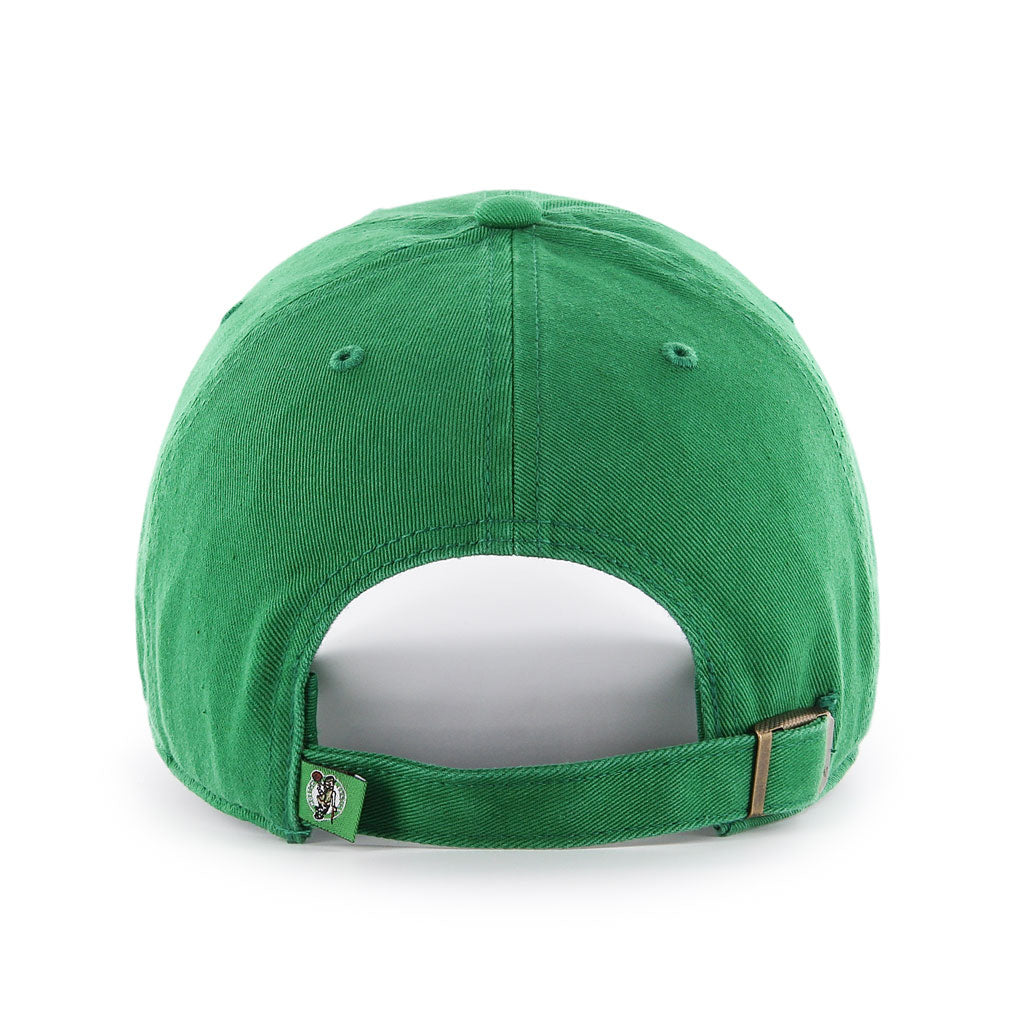 Boston Celtics NBA 47 Brand Men Green Clean Up Adjustable Hat product image 2, provided for visual reference and product
