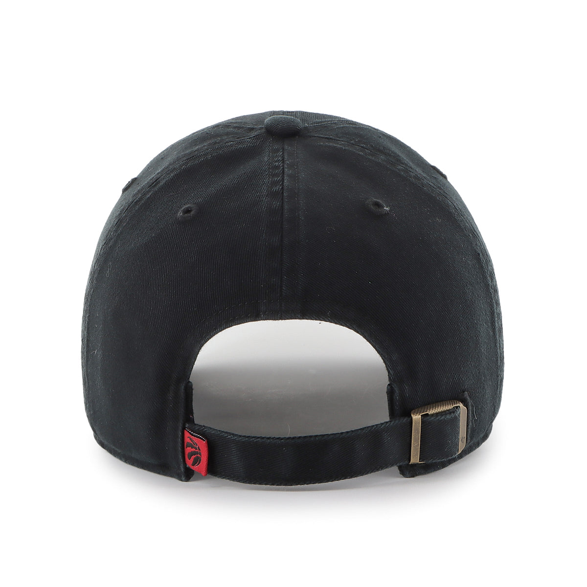 Toronto Raptors NBA 47 Brand Men Black Clean Up Adjustable Hat product image 2, provided for visual reference and product