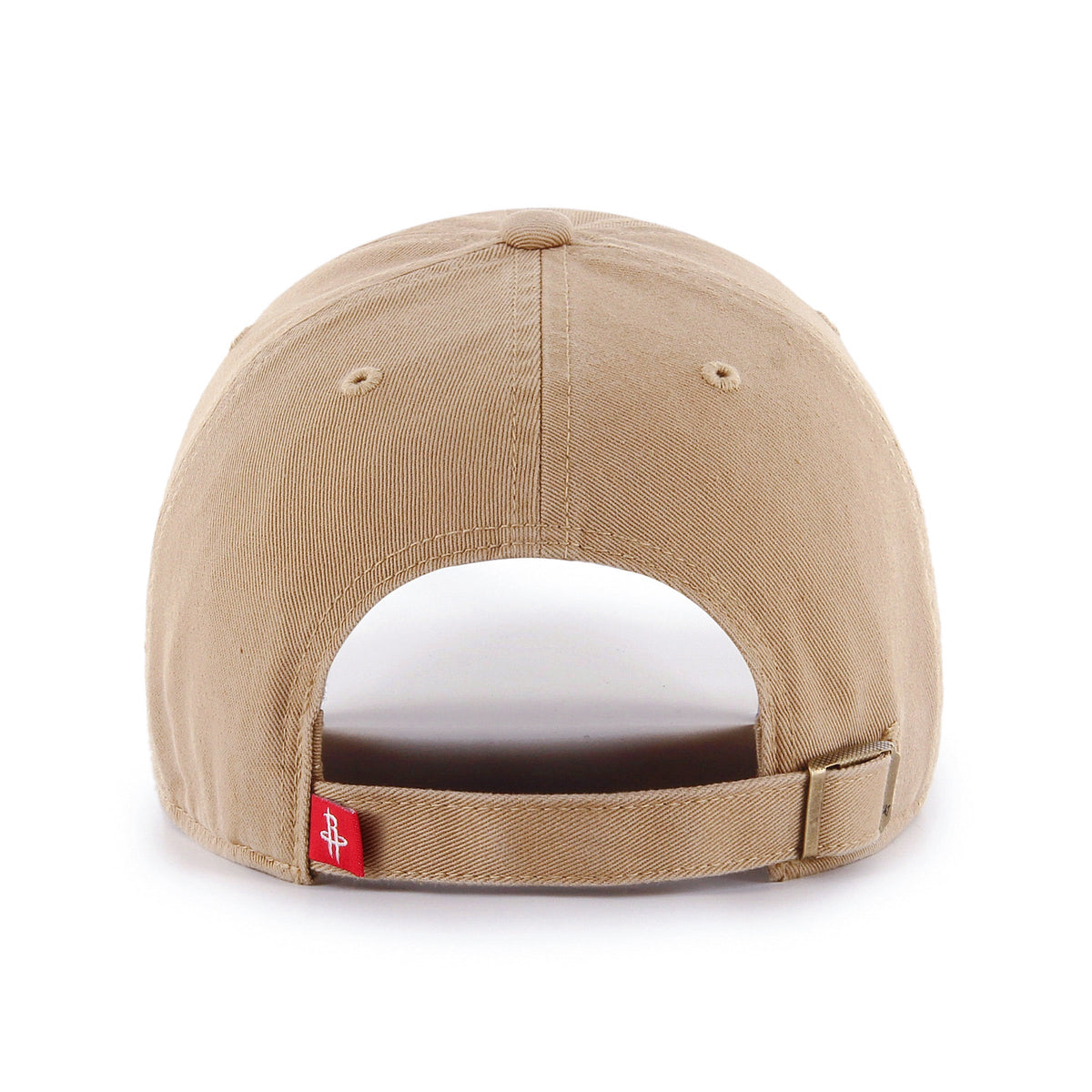 Houston Rockets NBA 47 Brand Men Beige Clean Up Adjustable Hat product image 2, provided for visual reference and product