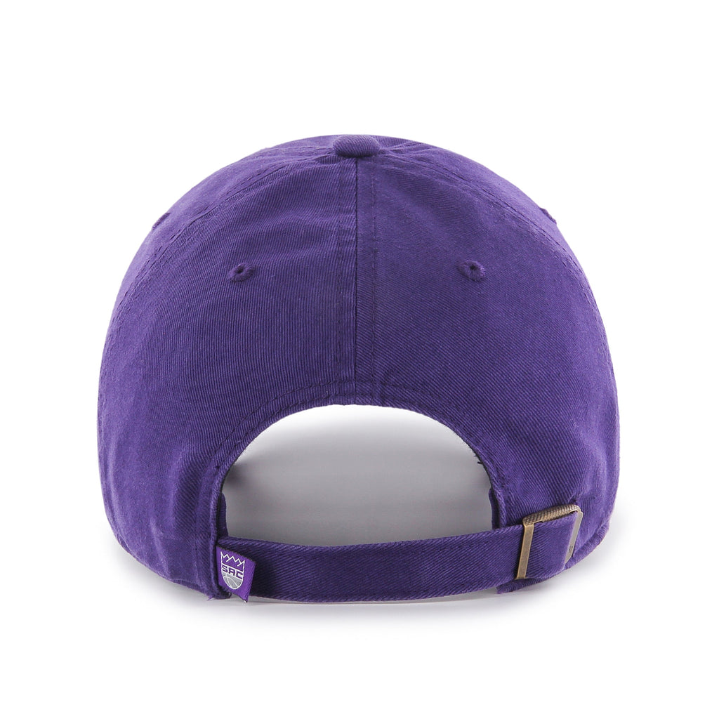 Sacramento Kings NBA 47 Brand Men Purple Clean Up Adjustable Hat product image 2, provided for visual reference and product