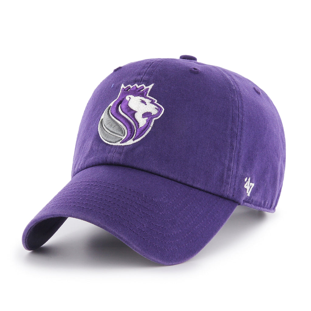 Sacramento Kings NBA 47 Brand Men Purple Clean Up Adjustable Hat product image 1, provided for visual reference and product
