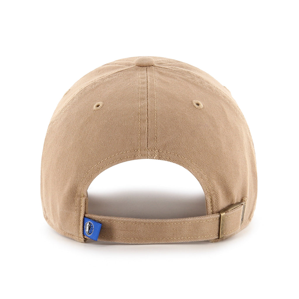 Dallas Mavericks NBA 47 Brand Men Beige Clean Up Adjustable Hat product image 2, provided for visual reference and product