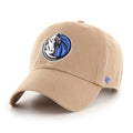 Dallas Mavericks NBA 47 Brand Men Beige Clean Up Adjustable Hat product image 1, provided for visual reference and product