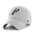 San Antonio Spurs NBA 47 Brand Men Grey Clean Up Adjustable Hat product image 1, provided for visual reference and product