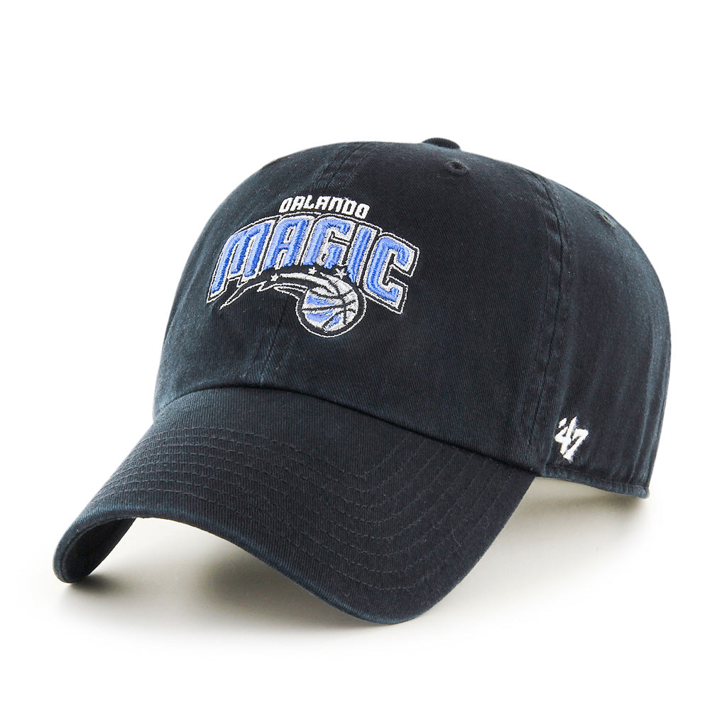 Orlando Magic NBA 47 Brand Men Black Clean Up Adjustable Hat product image 1, provided for visual reference and product