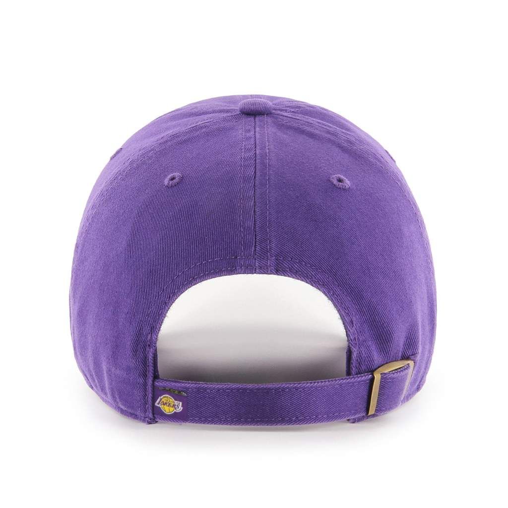 Los Angeles Lakers NBA 47 Brand Men Purple Clean Up Adjustable Hat product image 2, provided for visual reference and