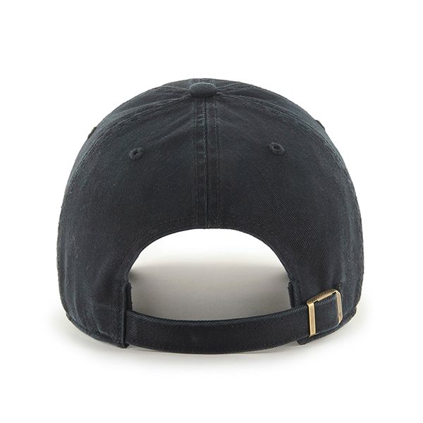 Chicago Bulls NBA 47 Brand Men Black on Black Clean Up Adjustable Hat product image 2, provided for visual reference and