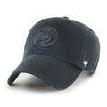 Atlanta Hawks NBA 47 Brand Men Black on Black Clean Up Adjustable Hat product image 1, provided for visual reference and