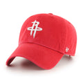 Houston Rockets NBA 47 Brand Men Red Clean Up Adjustable Hat product image 1, provided for visual reference and product