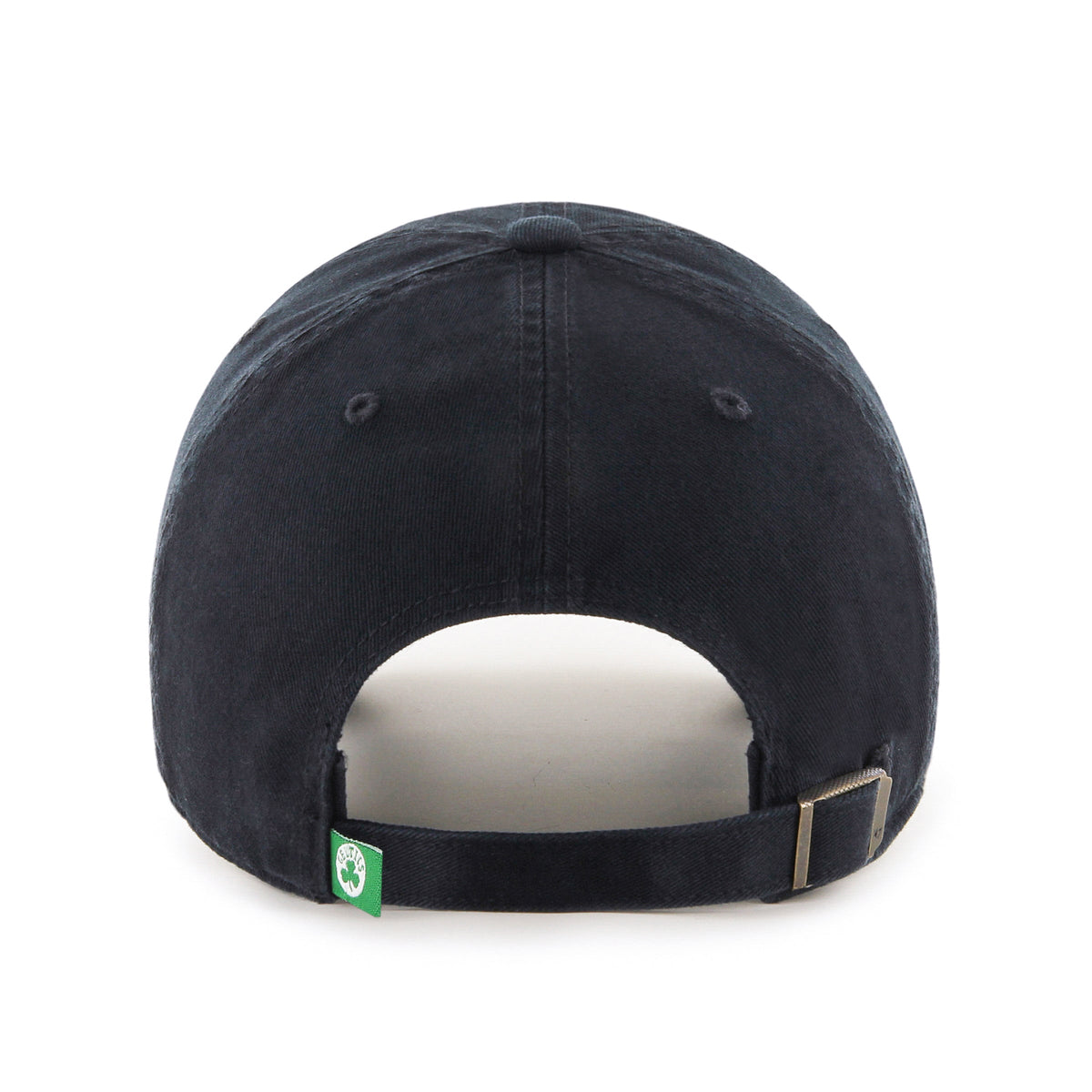 Boston Celtics NBA 47 Brand Men Black Clean Up Alternate Adjustable Hat product image 2, provided for visual reference and