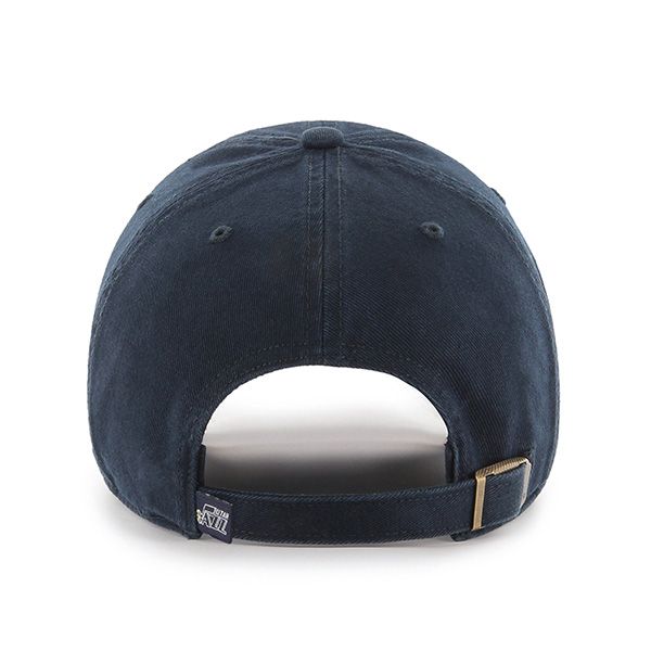 Utah Jazz NBA 47 Brand Men Navy Clean Up Adjustable Hat product image 2, provided for visual reference and product detail