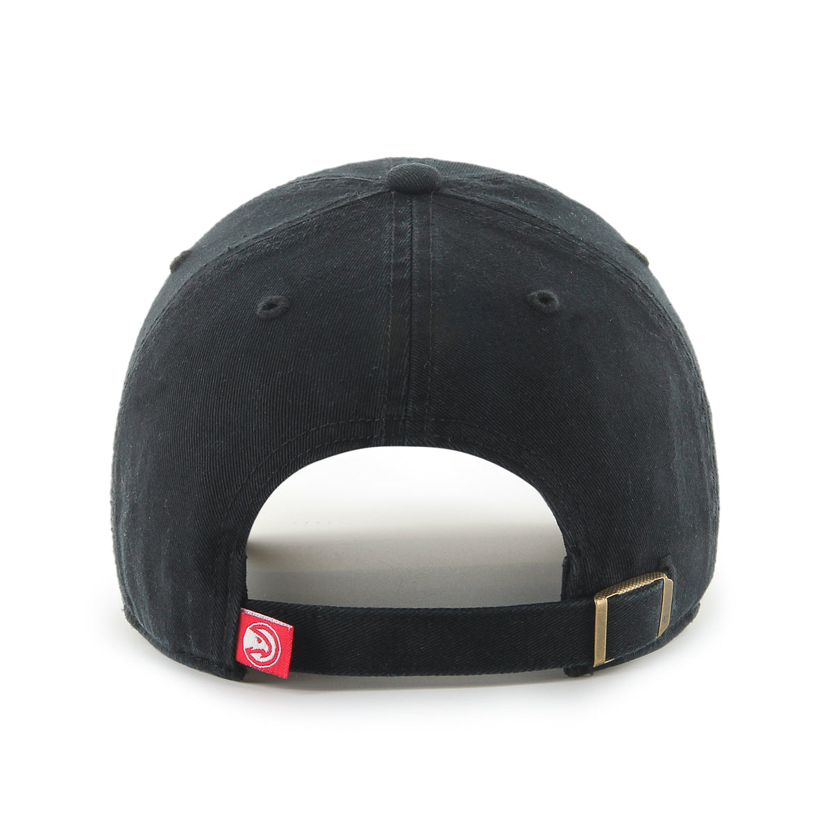 Atlanta Hawks NBA 47 Brand Men Black Clean Up Adjustable Hat product image 2, provided for visual reference and product