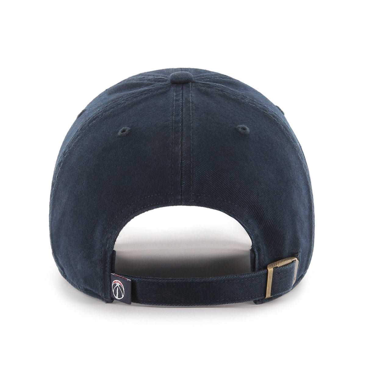 Washington Wizards NBA 47 Brand Men Navy Clean Up Adjustable Hat product image 2, provided for visual reference and product