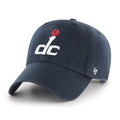 Washington Wizards NBA 47 Brand Men Navy Clean Up Adjustable Hat product image 1, provided for visual reference and product