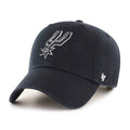 San Antonio Spurs NBA 47 Brand Men Black Clean Up Adjustable Hat product image 1, provided for visual reference and product