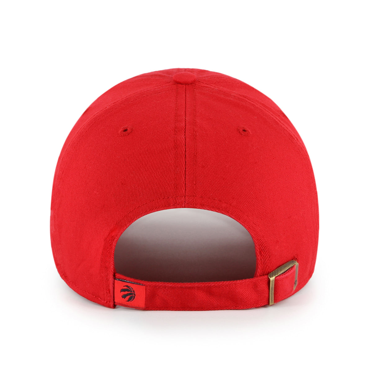 Toronto Raptors NBA 47 Brand Men Red Clean Up Adjustable Hat product image 2, provided for visual reference and product
