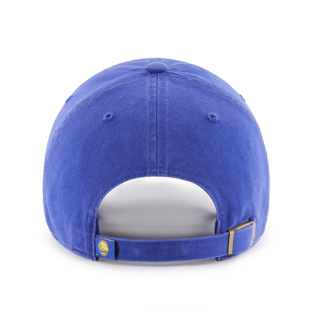 Golden State Warriors NBA 47 Brand Men Royal Clean Up Adjustable Hat product image 2, provided for visual reference and