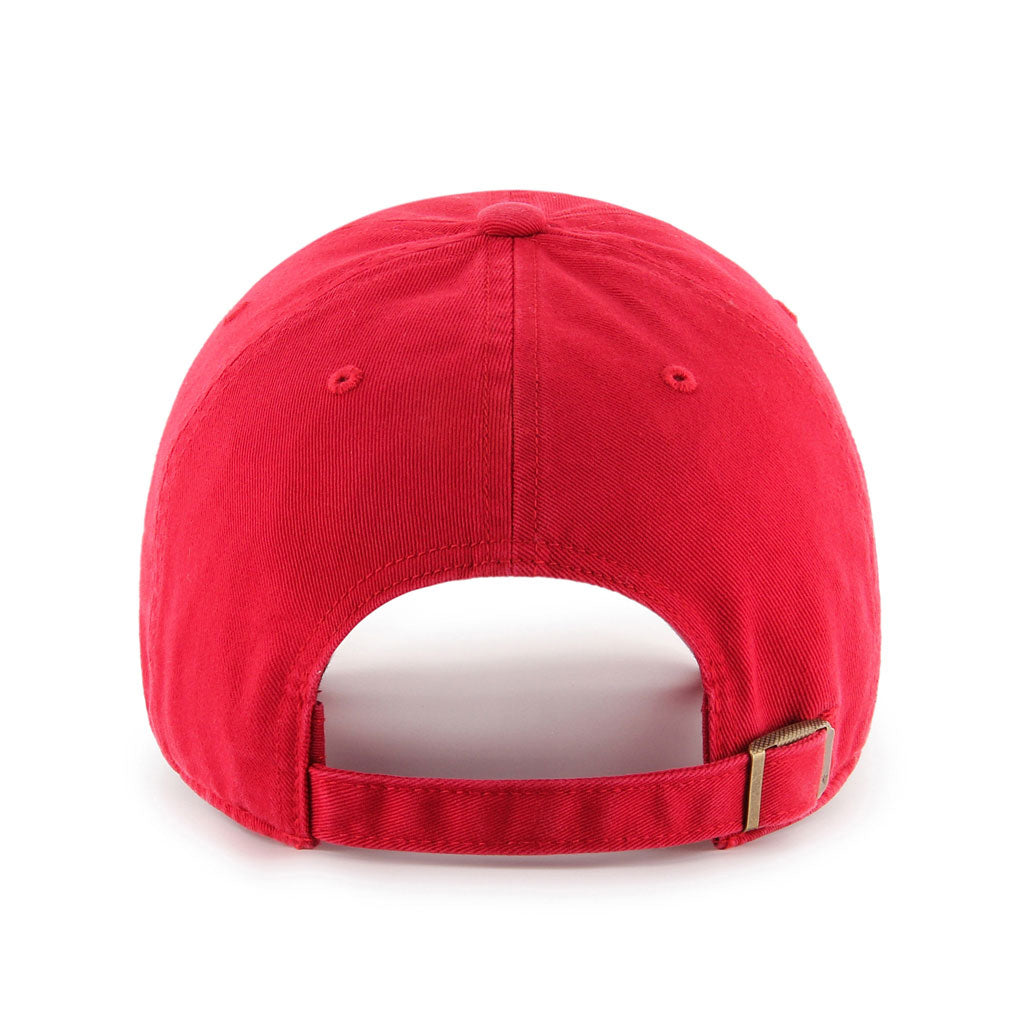 Blank 47 Brand Men Red Clean Up Adjustable Hat product image 2, provided for visual reference and product detail review