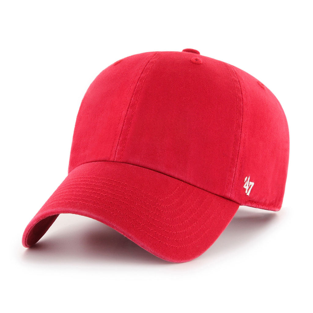 Blank 47 Brand Men Red Clean Up Adjustable Hat product image 1, provided for visual reference and product detail review