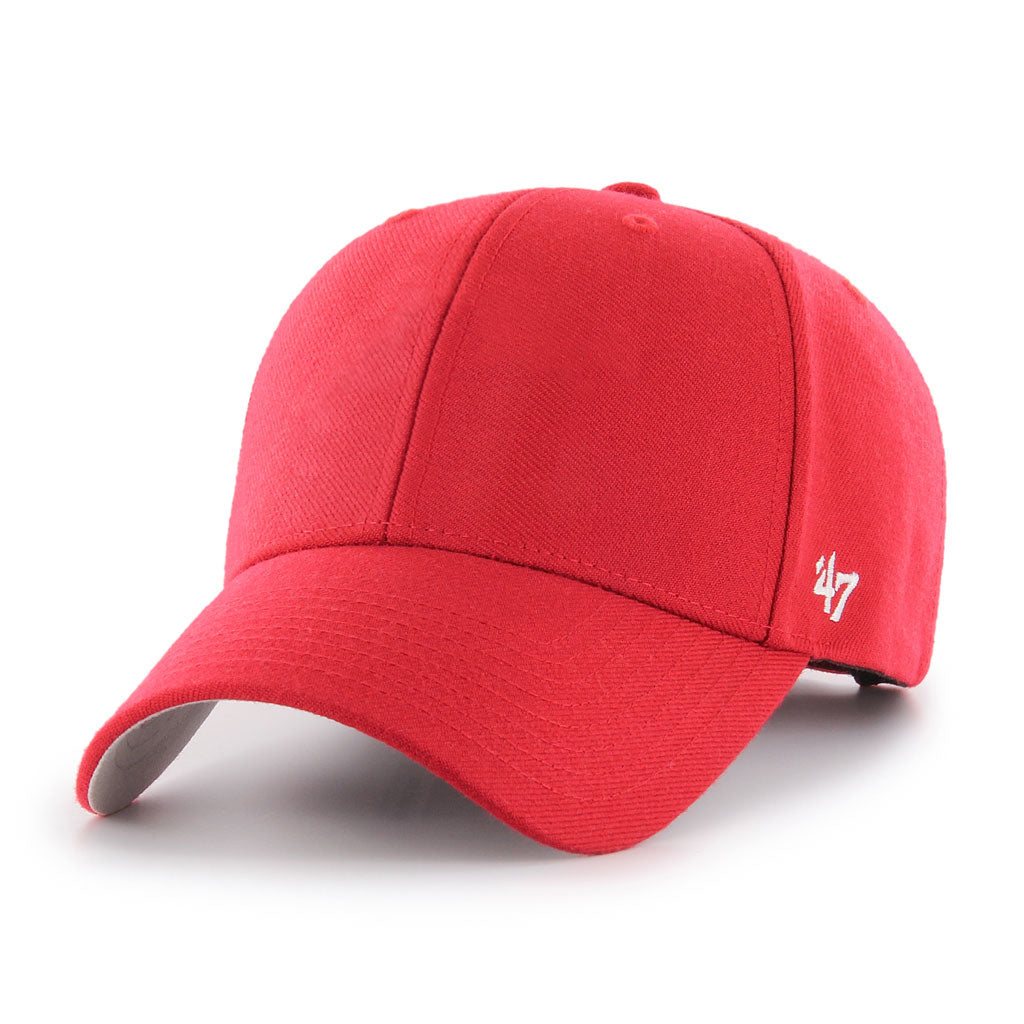 Blank 47 Brand Men Red MVP Adjustable Hat product image 1, provided for visual reference and product detail review
