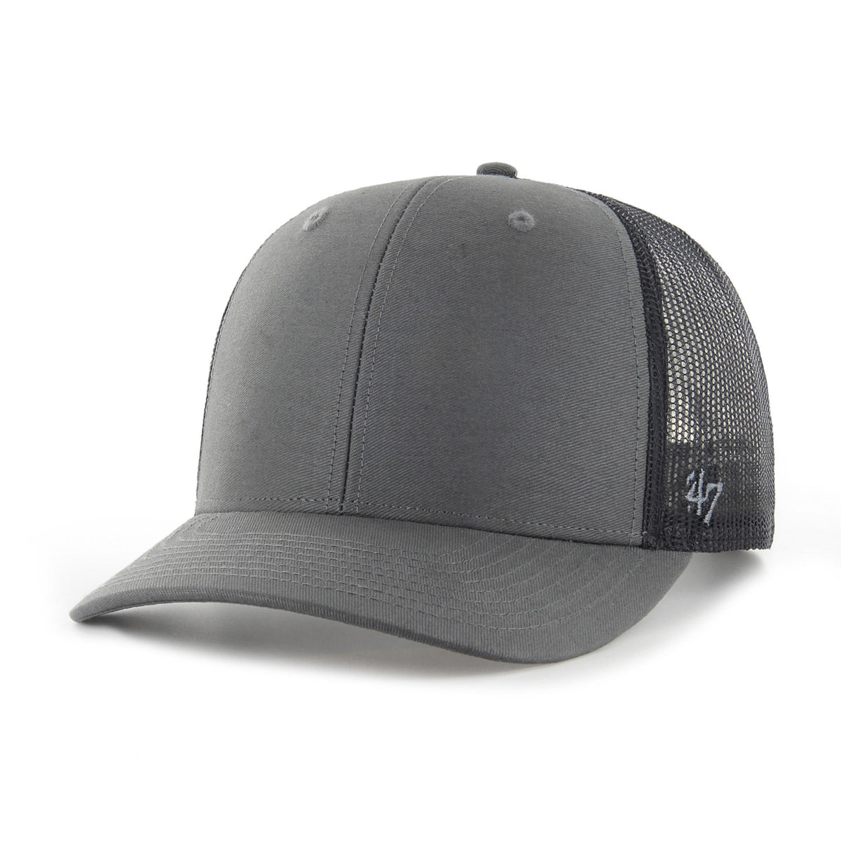 Blank 47 Brand Men Charcoal Trucker Adjustable Hat product image 1, provided for visual reference and product detail review