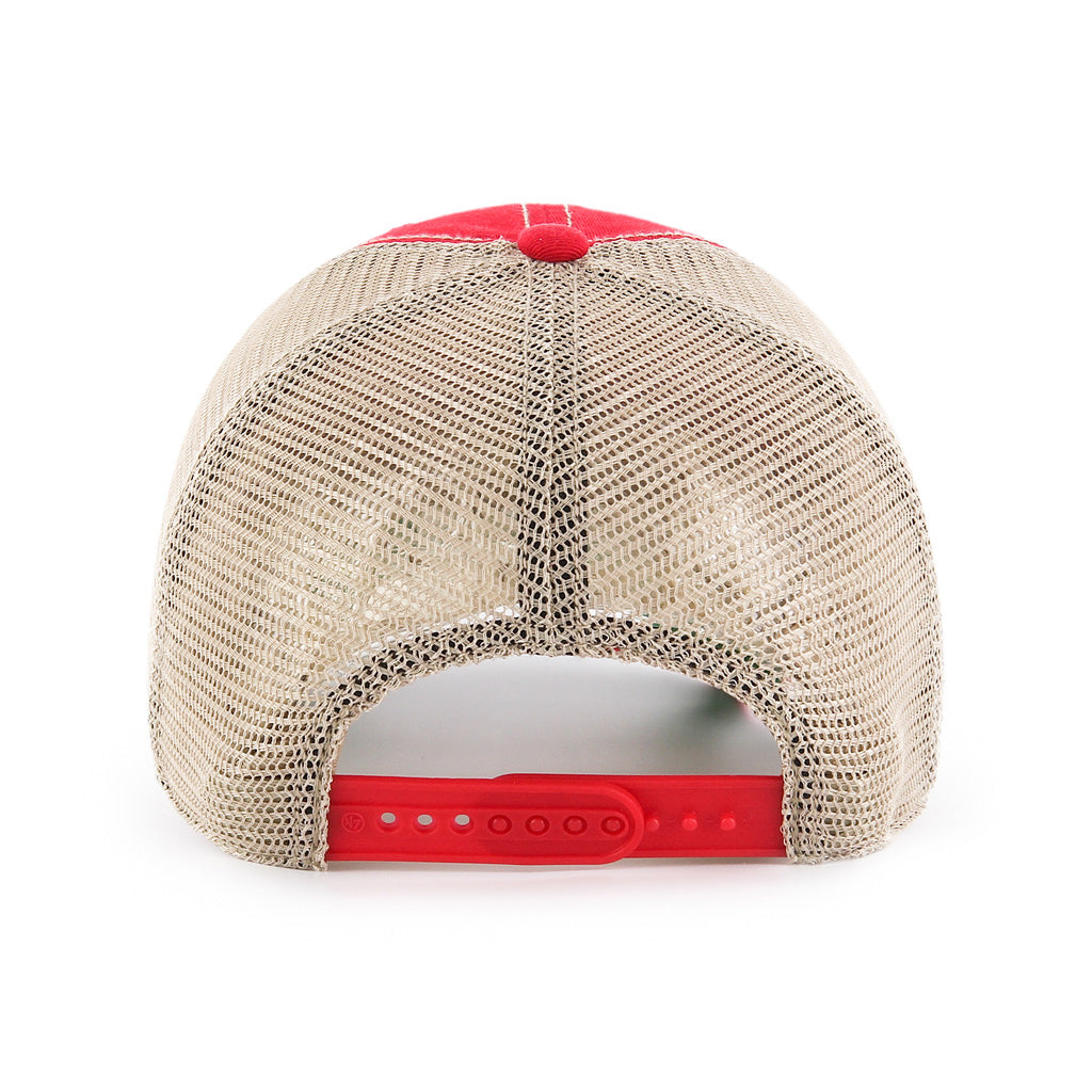 Blank 47 Brand Men Red Trawler Mesh Adjustable Hat product image 2, provided for visual reference and product detail review