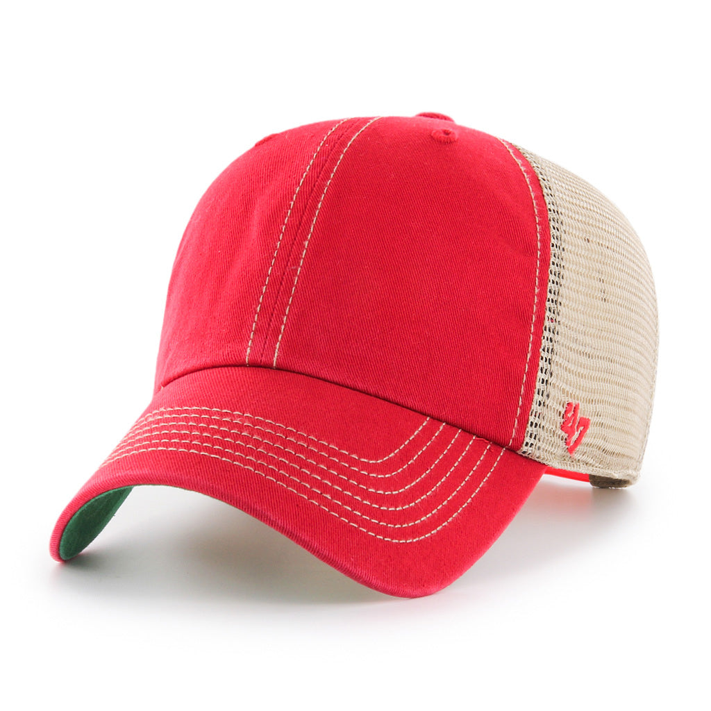 Blank 47 Brand Men Red Trawler Mesh Adjustable Hat product image 1, provided for visual reference and product detail review