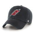 Carolina Hurricanes NHL 47 Brand Men Black Alternate Logo Clean Up Adjustable Hat product image 1, provided for visual