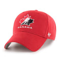 Hockey Canada IIHF 47 Brand Infant Red MVP Adjustable Hat product image 1, provided for visual reference and product detail