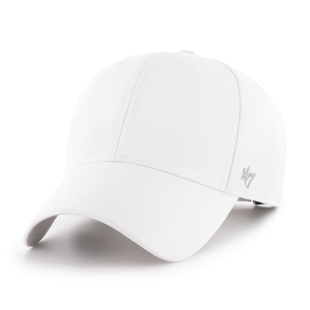 Blank 47 Brand Men White MVP Adjustable Hat product image 1, provided for visual reference and product detail review