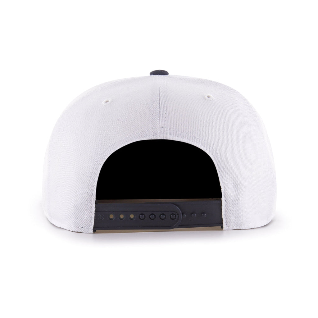 New York Yankees MLB 47 Brand Men White Corkscrew Captain Snapback product image 2, provided for visual reference and