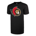 Ottawa Senators NHL 47 Brand Men Black Imprint Fan T-Shirt product image 1, provided for visual reference and product detail