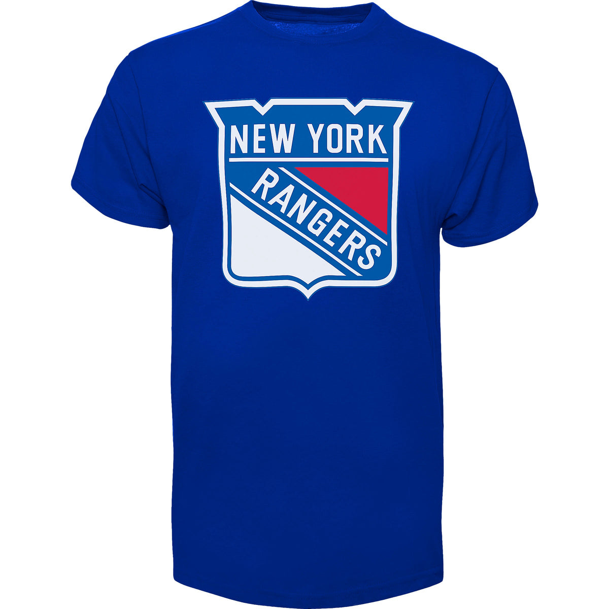 New York Rangers NHL 47 Brand Men Royal Imprint Fan T-Shirt product image 1, provided for visual reference and product