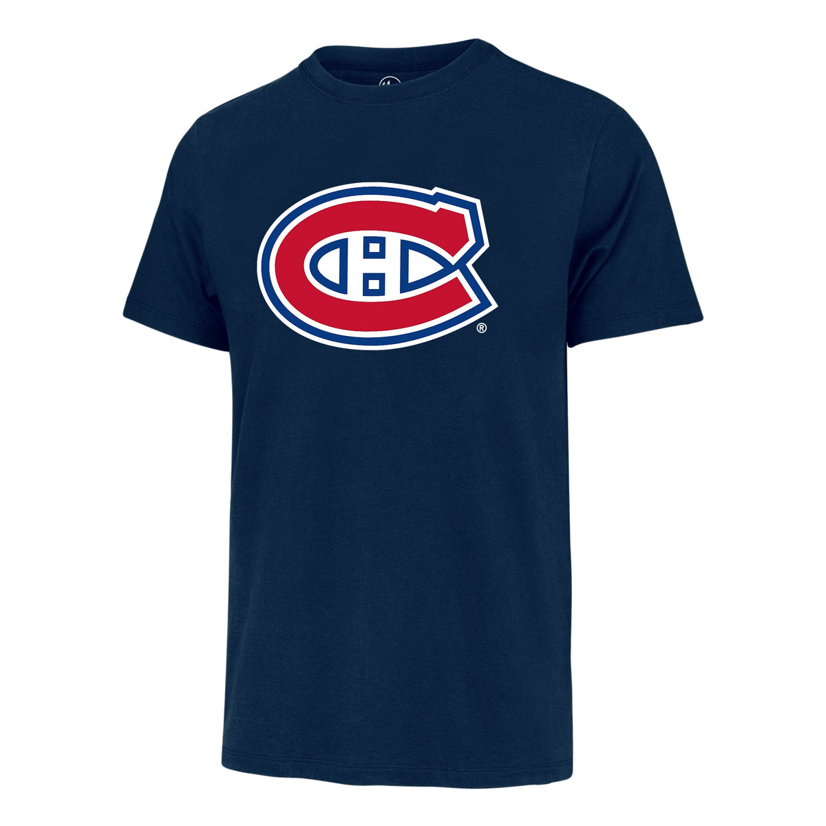 Montreal Canadiens NHL 47 Brand Men Navy Imprint Fan T-Shirt product image 1, provided for visual reference and product