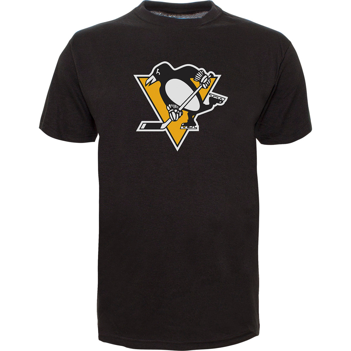 Pittsburgh Penguins NHL 47 Brand Men Black Imprint Fan T-Shirt product image 1, provided for visual reference and product