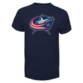 Columbus Blue Jackets NHL 47 Brand Men Navy Imprint Fan T-Shirt product image 1, provided for visual reference and product