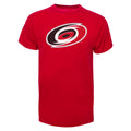 Carolina Hurricanes NHL 47 Brand Men Red Imprint Fan T-Shirt product image 1, provided for visual reference and product