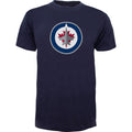 Winnipeg Jets NHL 47 Brand Men Navy Imprint Fan T-Shirt product image 1, provided for visual reference and product detail