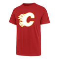 Calgary Flames NHL 47 Brand Men Red Imprint Fan T-Shirt product image 1, provided for visual reference and product detail
