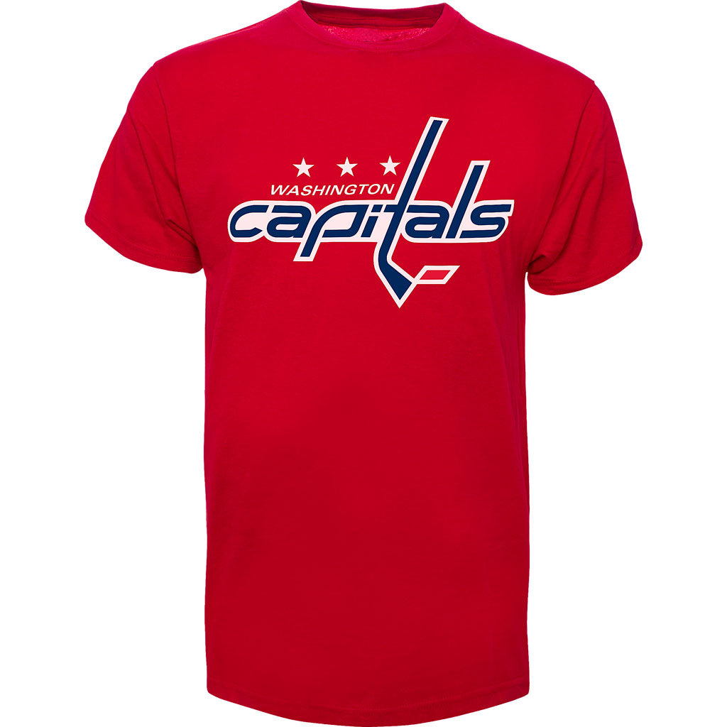Washington Capitals NHL 47 Brand Men Red Imprint Fan T-Shirt product image 1, provided for visual reference and product