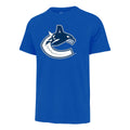 Vancouver Canucks NHL 47 Brand Men Blue Imprint Fan T-Shirt product image 1, provided for visual reference and product