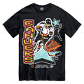 Vancouver Canucks NHL 47 Brand Men Black Slapshot T-Shirt product image 1, provided for visual reference and product detail