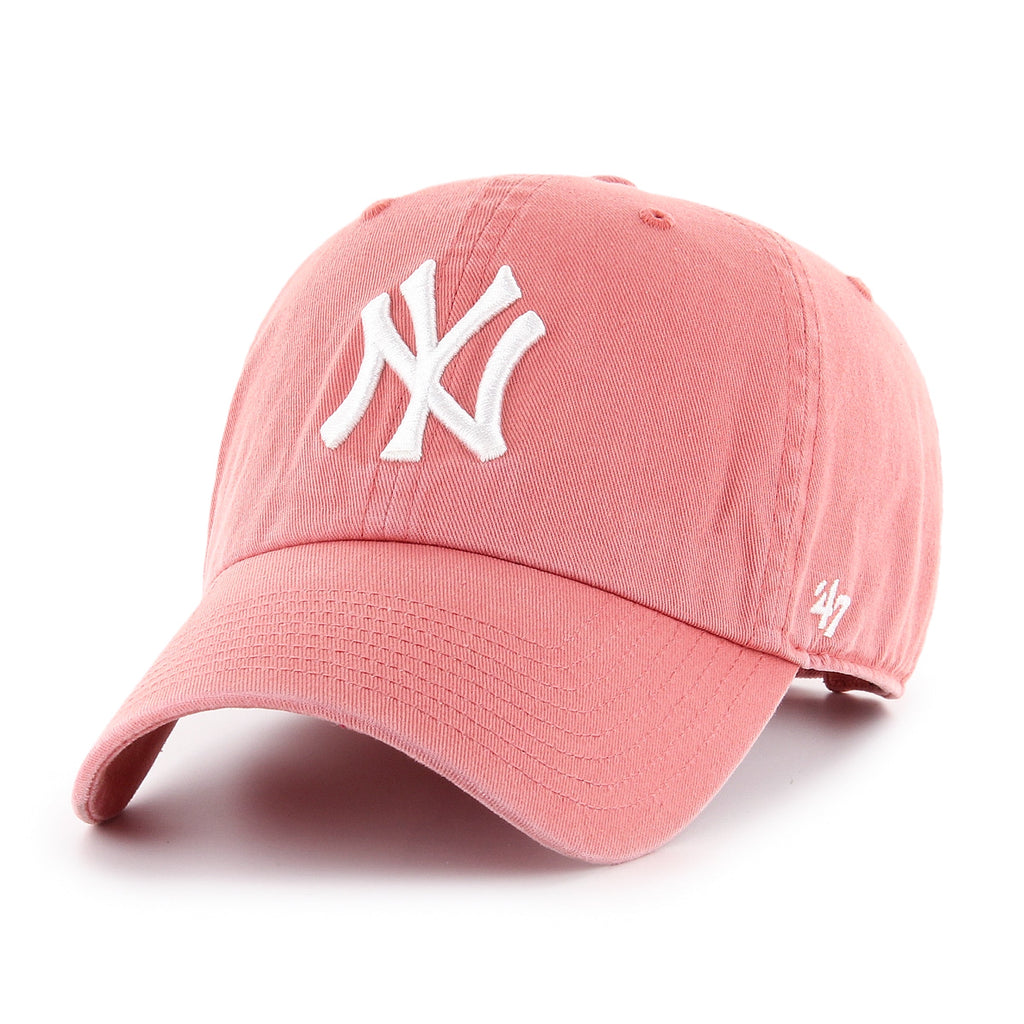 New York Yankees MLB 47 Brand Men Island Red Clean Up Adjustable Hat product image 1, provided for visual reference and