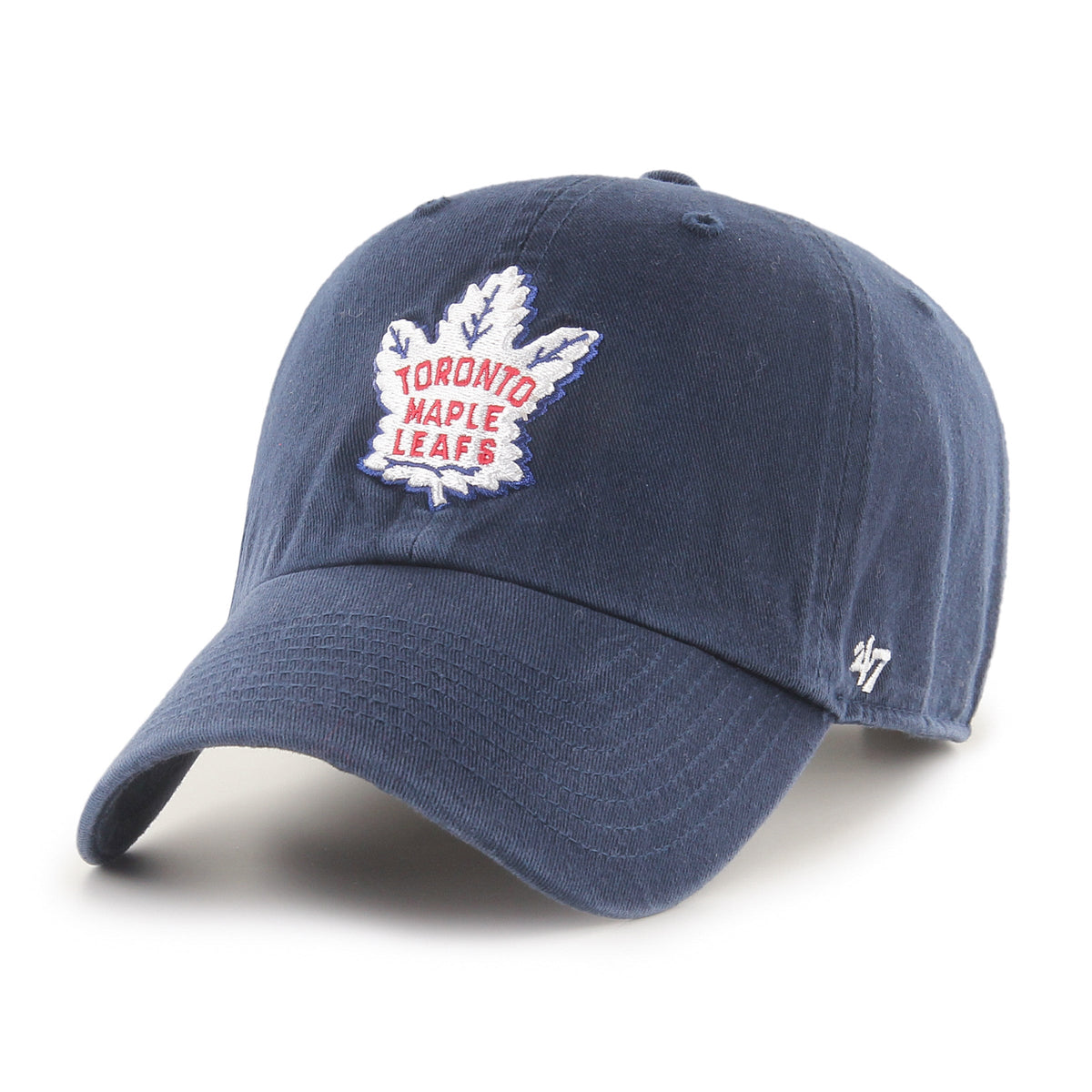 Toronto Maple Leafs NHL 47 Brand Men Navy 1933 Logo Clean Up Adjustable Hat product image 1, provided for visual reference