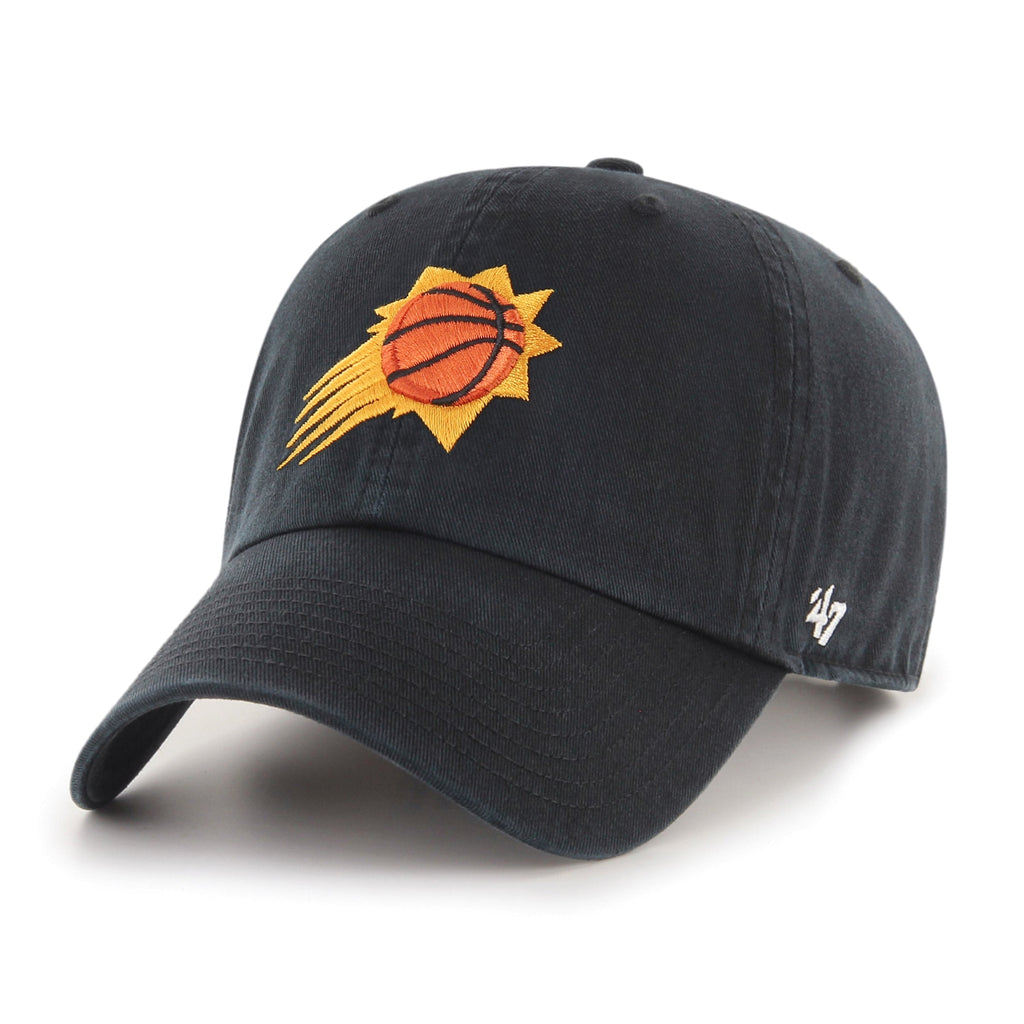 Phoenix Suns NBA 47 Brand Men Black Alternate Clean Up Adjustable Hat product image 1, provided for visual reference and