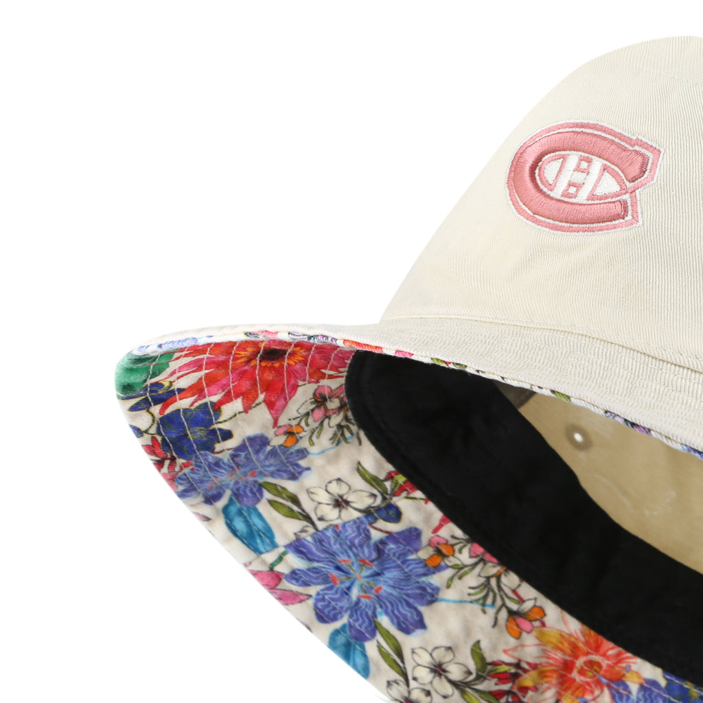 Montreal Canadiens NHL 47 Brand Women Pollinator Bucket Hat product image 3, provided for visual reference and product