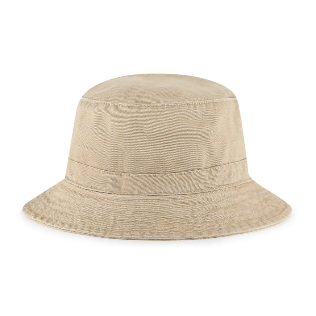 Calgary Flames NHL 47 Brand Men Khaki Bucket Hat product image 2, provided for visual reference and product detail review