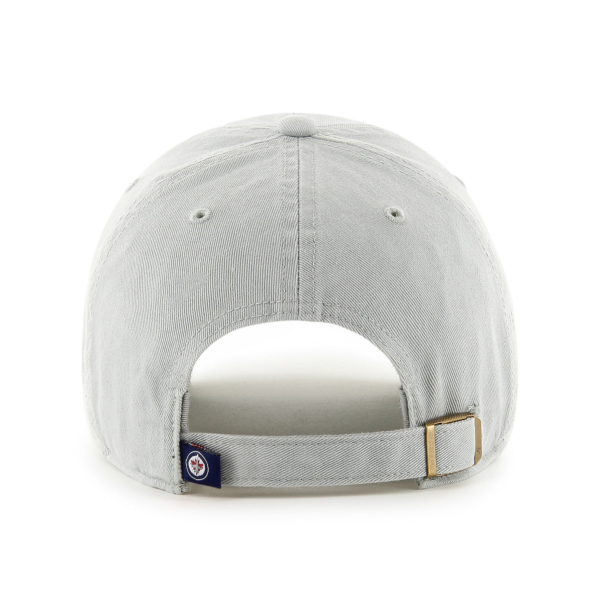 Winnipeg Jets NHL 47 Brand Men Grey Clean Up Adjustable Hat product image 2, provided for visual reference and product