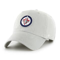 Winnipeg Jets NHL 47 Brand Men Grey Clean Up Adjustable Hat product image 1, provided for visual reference and product
